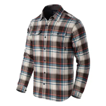 Pánská košile Košile GreyMan Shirt - Nylon Sorona® Blend, Helikon, Foggy Meadow Plaid, 3XL