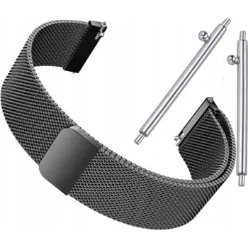 Řemínek na hodinky Řemínek Řemínek Metal Mesh pro Garmin Forerunner 245 Music