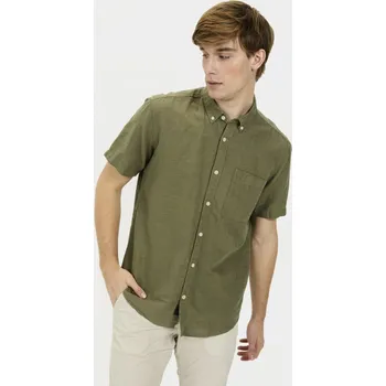 KOŠILE CAMEL ACTIVE SHORTSLEEVE SHIRT DUSTY KHAKI