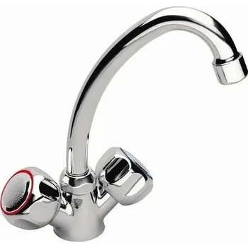 Vodovodní baterie Stojánková umyvadlová baterie Ferro UMYVADLOVÁ BATERIE stříbrná