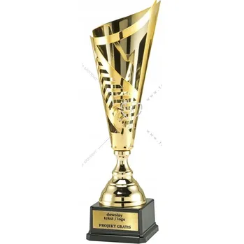 Zlatý kovový pohár s prolamovaným vzorem 49 cm + GRAVÍROVÁNÍ DÁREK