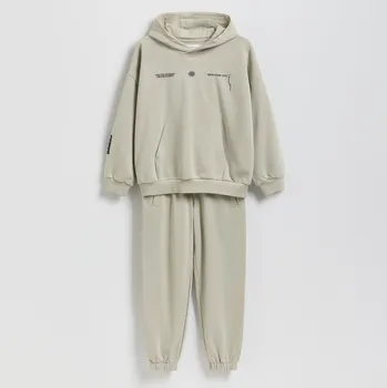 Chlapecká mikina Reserved - Bavlněná sada - světle zelená - 119FI-70X - 119FI-70X-164