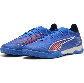 Kopačky PUMA Unisex fotbalové kopačky gripcontrol pro Court PUMA 43 BÍLÁ|MODRÁ|ČERVENÁ