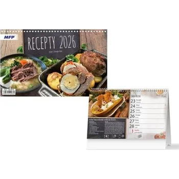 Kalendář Kalendář stolní Recepty 2026 / 23cm x 23cm / 1061678