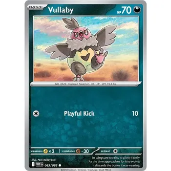 Karetní hra Vullaby 063/086 - White Flare Typ karty: Reverse Holo