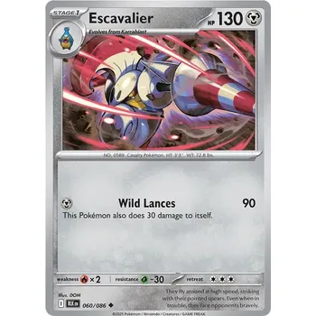 Sběratelská karetní hra Escavalier 060/086 - Black Bolt Typ karty: Non-Holo