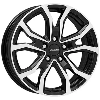 Alu kolo alu-kola DEZENT TV-Trailer dark 6.5x17, 5x112 ET30,05, Černý lak/leštěná čelní plocha