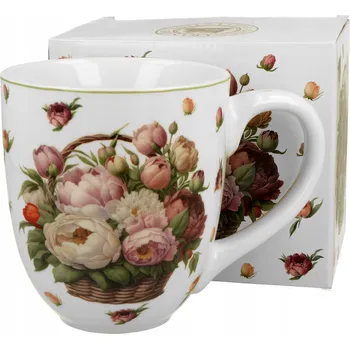 Hrnek Duo Pivoňky porcelán 100 ml