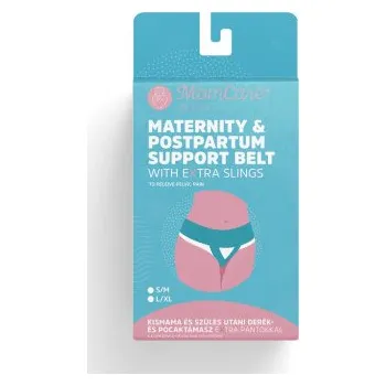 Těhotenská móda MOMCARE Pás těhotenský a poporodní podpůrný pro zmírnění pánevních bolestí vel. L-XL