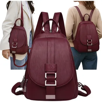 Městský batoh BATOH DÁMSKÝ BATŮŽEK MĚSTSKÝ DO ŠKOLY PRÁCE EKO KŮŽE VINTAGE TAŠKA