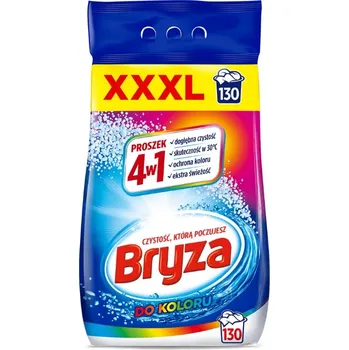 Prací prostředek Bryza 4v1 Prací prášek na barevné prádlo 8,45 kg (130 praní) +