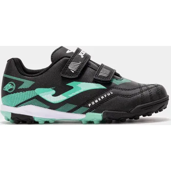 Kopačky JOMA POWERFULL 2501 JR TF (25) Dětské kopačky Černé na umělý trávník