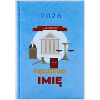 Kalendář Knižkový kalendář 2026 A5 FunnyCase modrý