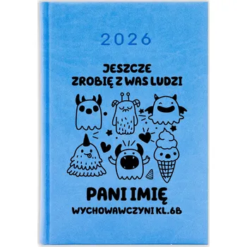 Kalendář Knižkový kalendář 2026 A5 FunnyCase modrý