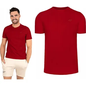 Pánská móda Pánské tričko s kulatý výstřihem 4F, velikost L