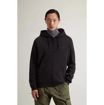 Pánská mikina MIKINA WOOLRICH TECH FULL-ZIP HOODIE BLACK