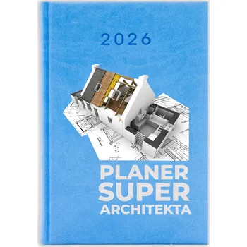 Kalendář Knižkový kalendář 2026 A5 FunnyCase modrý