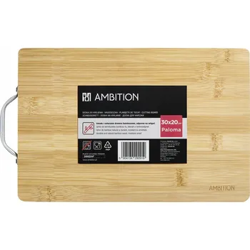 Kuchyňské prkénko Krájecí deska Ambition bambusová 1 ks