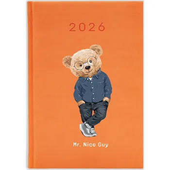 Kalendář Knižkový kalendář 2026 A5 FunnyCase modrý