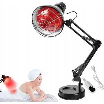 INFRAČERVENÁ LAMPA NAHŘÍVACÍ LÉČEBNÁ SILNÁ NASTAVITELNÁ 150W