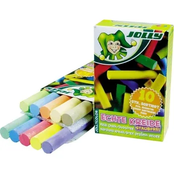 Školní křídy Jolly, barevné, 10 ks