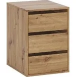 GIB Skříň Nobby SZ120 Barevné provedení: dub Artisan, KONTEJNER do SKŘÍNĚ: s kontejnerem