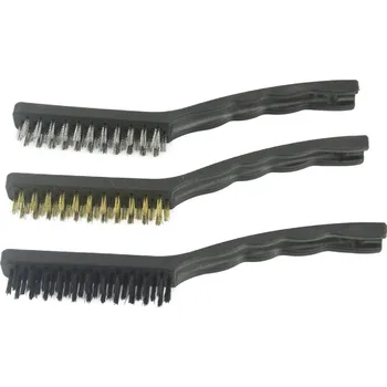 Drátěný kartáč MAR-POL Sada ručních kartáčů 210mm 3ks 14212&nbsp;M06986