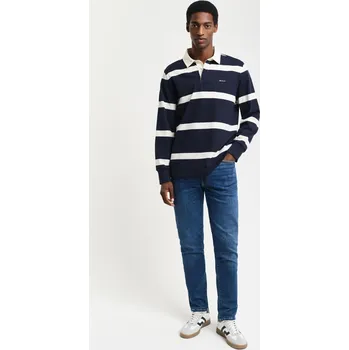 Pánské džíny DŽÍNY GANT EXTRA SLIM ACTIVE RECOVER JEANS MID BLUE