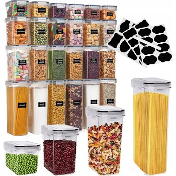 Dóza na potraviny Nádoby na uskladnění potravin sada dóz na potraviny 24 kusů