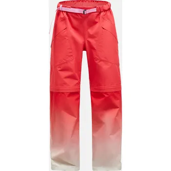Dámské kalhoty KALHOTY PEAK PERFORMANCE W TRAILBLAZER SHELL PANTS BRILLIANT RED/BLACK/