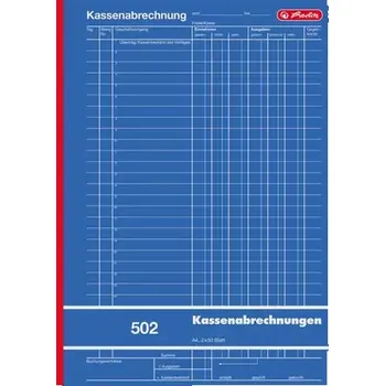 Tiskopis Herlitz Pokladní kniha A4 502 (882415)