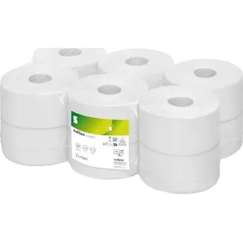 Toaletní papír Wepa Professional Toaletní papír COMFORT se středovým odvíjením, 2 vrstvý, návin 180 m, bílý.