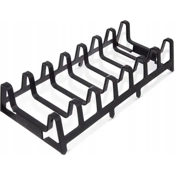 Příborník do zásuvky Stojan na Poklice Talíře Kuchyňský Organizér do Zásuvky Skříňky Černý