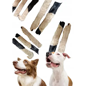 Pamlsek pro psa Přírodní žvýkací pamlsek pro psa – hovězí kůže s chlupem 30 cm 1 Ks