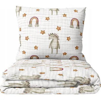 Povlečení Sada povlečení Čtyři Sloni 100 x 135 cm, vícebarevné