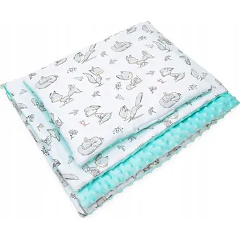 Dětská deka Sada Dětská deka 75x100 cm + polštář Minky PRO MIMINKA Kerstin