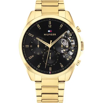 Hodinky Tommy Hilfiger Pánské analogové hodinky Kahenham zlatá Univerzální
