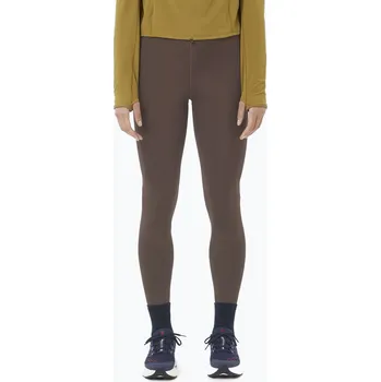 Dámské legíny Dámské běžecké legíny Salomon SHAKEout Core 28" coffee bean