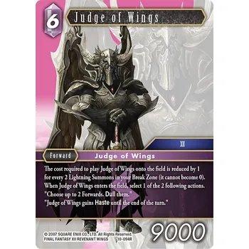 Sběratelská karetní hra Judge of Wings 10-094R - Opus X Typ karty: Standard