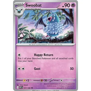 Sběratelská karetní hra Swoobat 037/086 - White Flare Typ karty: Non-Holo