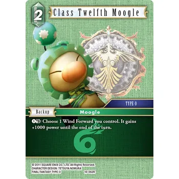Sběratelská karetní hra Class Twelfth Moogle 10-062R - Opus X Typ karty: Standard