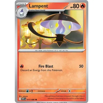 Karetní hra Lampent 017/086 - White Flare Typ karty: Non-Holo