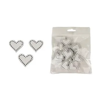 Velikonoční dekorace Dekorace srdce, 25ks D4127