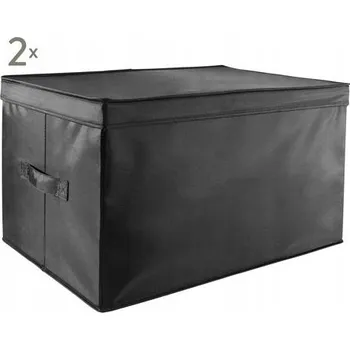 Úložný box ÚLOŽNÝ BOX S VÍKEM DO SKŘÍNĚ SADA 2 KS 33X46CM