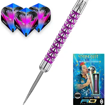 Šipka Red Dragon Šipky steel Peter Wright SNAKEBITE Vyper 22g