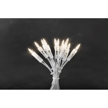 Žárovka Konstsmide 6302-103 mini světlelný řetěz vnitřní Energetická třída (EEK2021): G (A - G) 230 V Počet žárovek 35 LED teplá