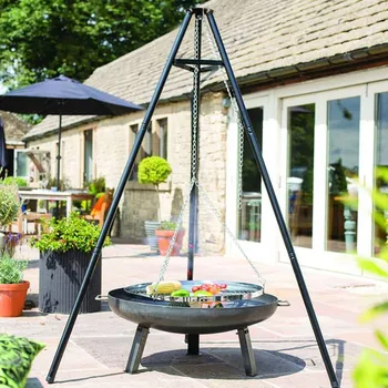 Zahradní gril RedFire Závěsný gril na trojnožce černý 172 cm BBQ TRIPOD