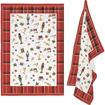 Utěrka Easy Life Utěrka 70x50 cm sada 2 kusy 70x50 cm VINTAGE NUTCRACKER Easy Life