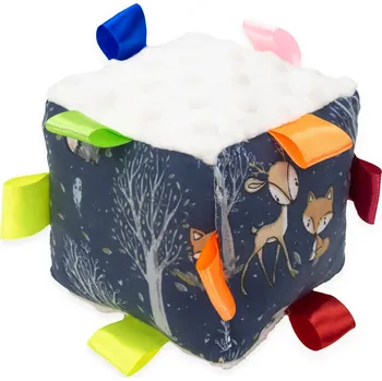 Hračka pro nejmenší SENZORICKÁ KOSTKA S ETIKETAMI HRAČKA PRO DĚTI Kerstin