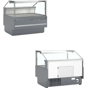 TEFCOLD SOCB12582A AKCE - Chladicí obslužný pult, š. 130 cm | ventilovaný, šedý